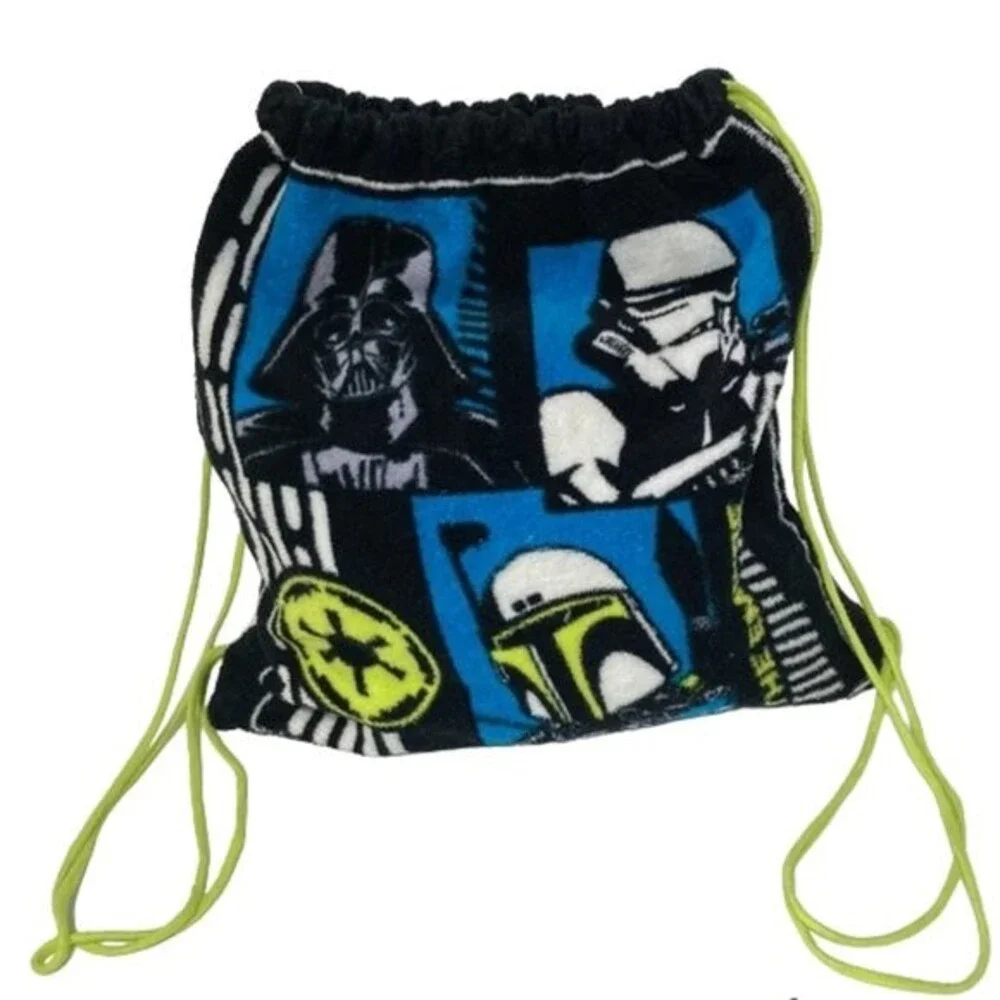 STAR WARS Disney Beach Tote Bag with Drawstrings 13 x 13 inches